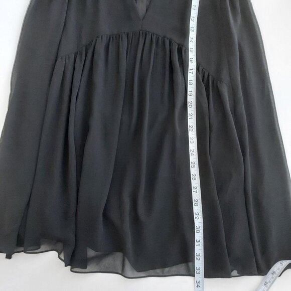 Sandro Paris Sleeveless V-Neck Mini Black Cocktail Dress - Picture 14 of 14